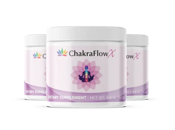 ChakraFlowX 3 bottles